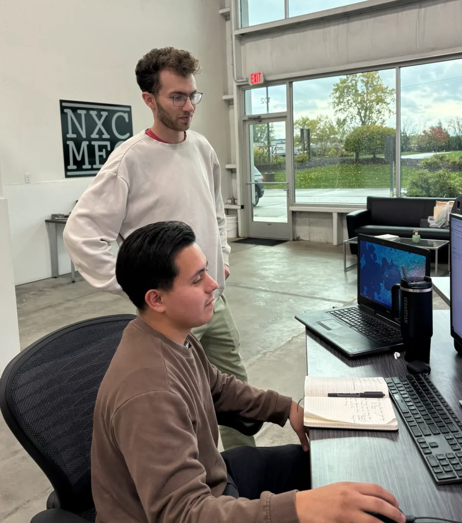 Next Chapter team working on project